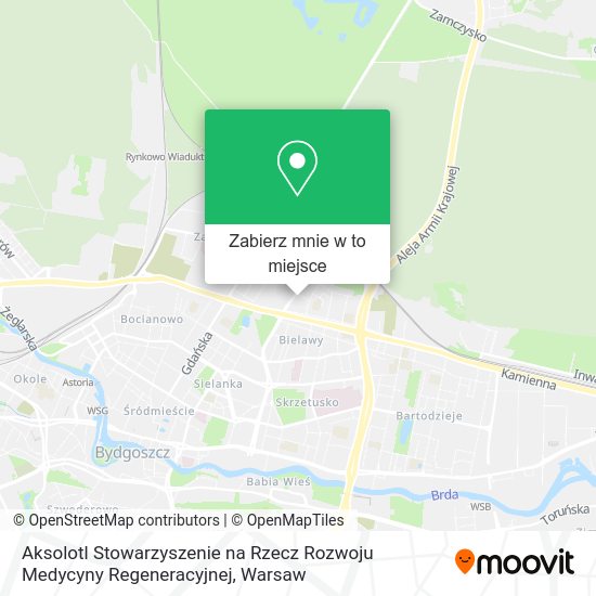 Mapa Aksolotl Stowarzyszenie na Rzecz Rozwoju Medycyny Regeneracyjnej