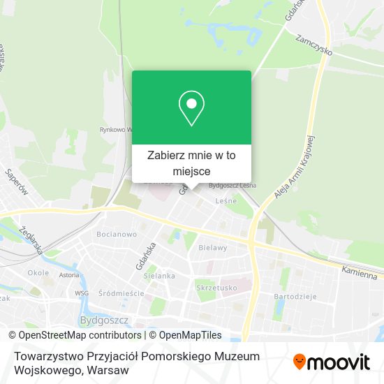 Mapa Towarzystwo Przyjaciół Pomorskiego Muzeum Wojskowego