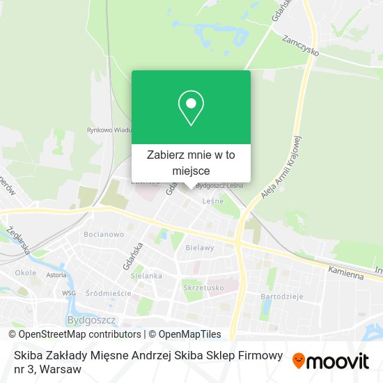 Mapa Skiba Zakłady Mięsne Andrzej Skiba Sklep Firmowy nr 3