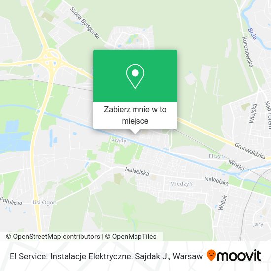 Mapa El Service. Instalacje Elektryczne. Sajdak J.