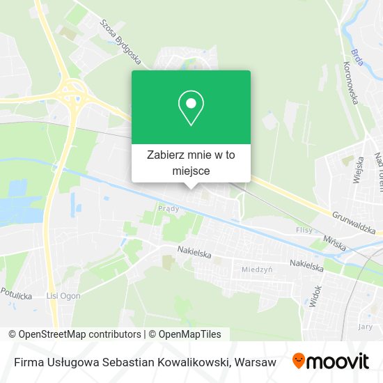 Mapa Firma Usługowa Sebastian Kowalikowski