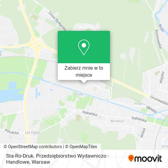 Mapa Sta-Ro-Druk. Przedsiębiorstwo Wydawniczo - Handlowe