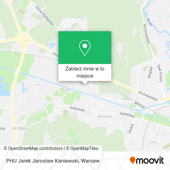 Mapa PHU Jarek Jarosław Kaniewski