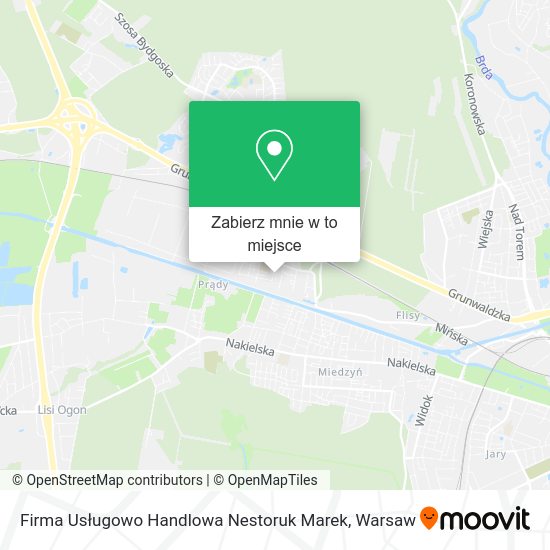 Mapa Firma Usługowo Handlowa Nestoruk Marek