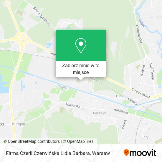 Mapa Firma Czerli Czerwińska Lidia Barbara