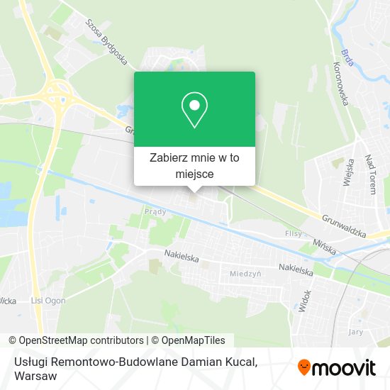 Mapa Usługi Remontowo-Budowlane Damian Kucal