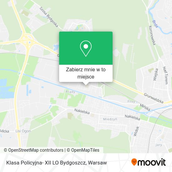 Mapa Klasa Policyjna- XII LO Bydgoszcz