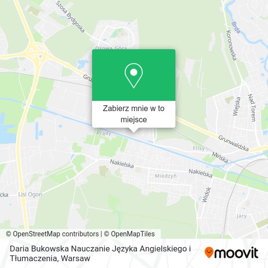 Mapa Daria Bukowska Nauczanie Języka Angielskiego i Tłumaczenia