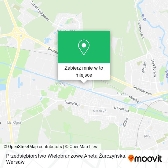 Mapa Przedsiębiorstwo Wielobranżowe Aneta Żarczyńska