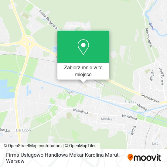 Mapa Firma Usługowo Handlowa Makar Karolina Marut