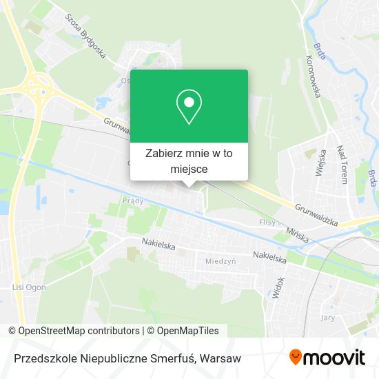 Mapa Przedszkole Niepubliczne Smerfuś