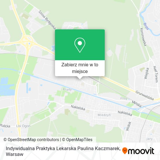 Mapa Indywidualna Praktyka Lekarska Paulina Kaczmarek