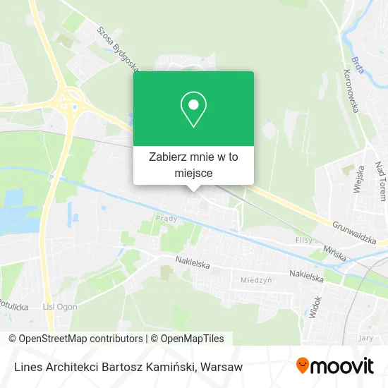 Mapa Lines Architekci Bartosz Kamiński
