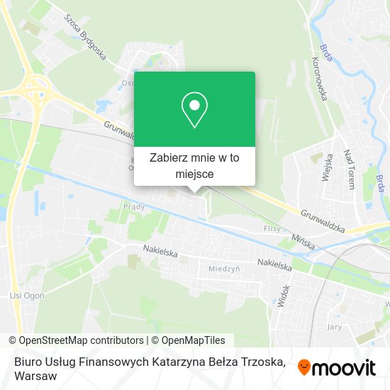 Mapa Biuro Usług Finansowych Katarzyna Bełza Trzoska