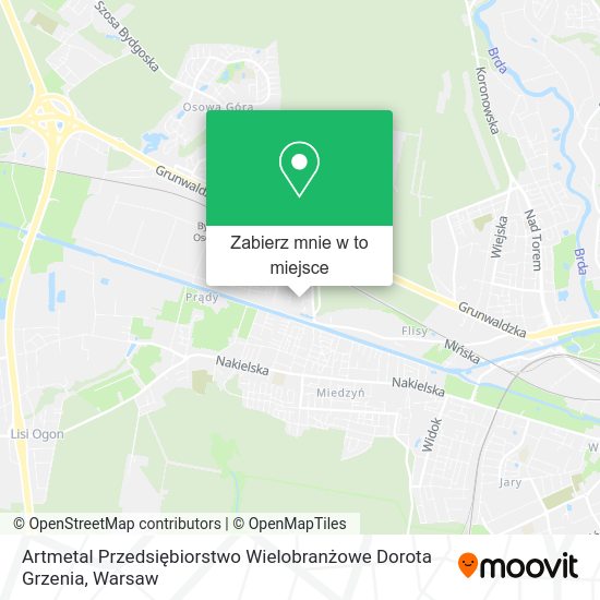 Mapa Artmetal Przedsiębiorstwo Wielobranżowe Dorota Grzenia