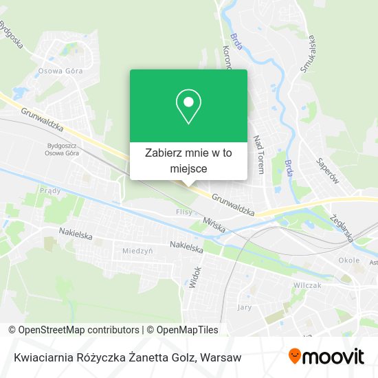 Mapa Kwiaciarnia Różyczka Żanetta Golz