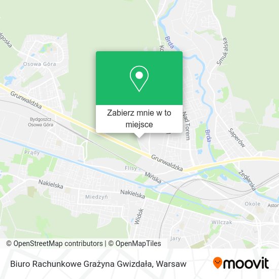 Mapa Biuro Rachunkowe Grażyna Gwizdała