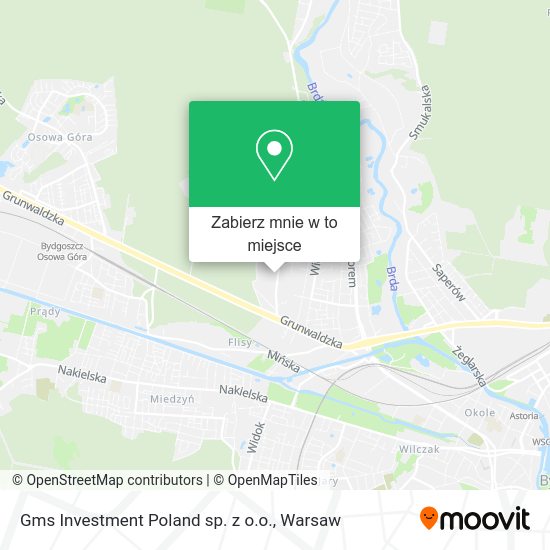 Mapa Gms Investment Poland sp. z o.o.