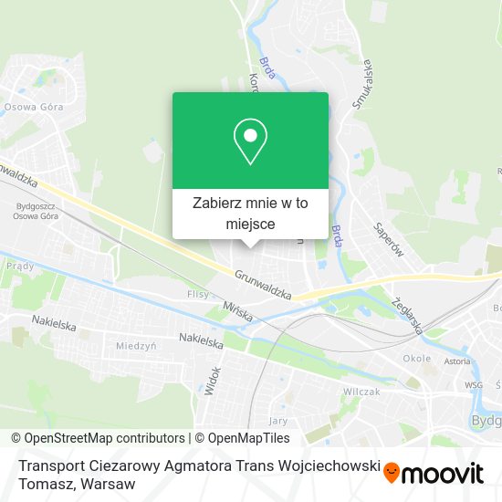 Mapa Transport Ciezarowy Agmatora Trans Wojciechowski Tomasz