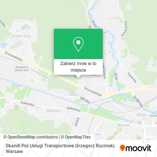 Mapa Skandi Pol Uslugi Transportowe Grzegorz Rucinski