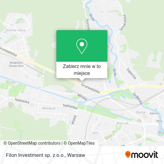 Mapa Filon Investment sp. z o.o.