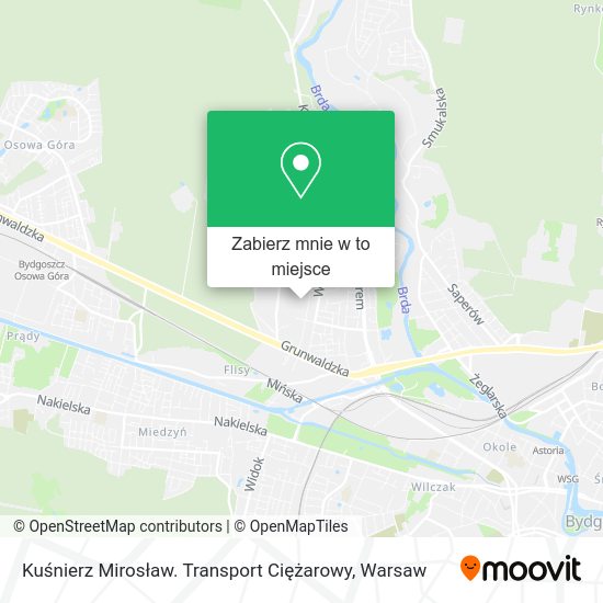 Mapa Kuśnierz Mirosław. Transport Ciężarowy