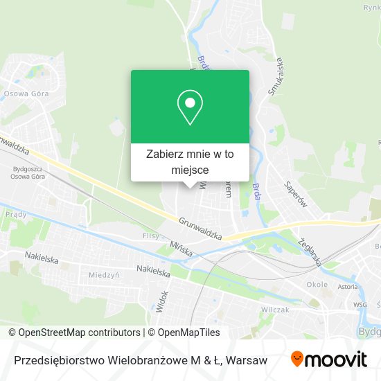 Mapa Przedsiębiorstwo Wielobranżowe M & Ł