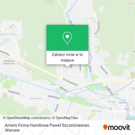 Mapa Amers Firma Handlowa Paweł Szcześniewski