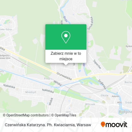 Mapa Czerwińska Katarzyna. Ph. Kwiaciarnia