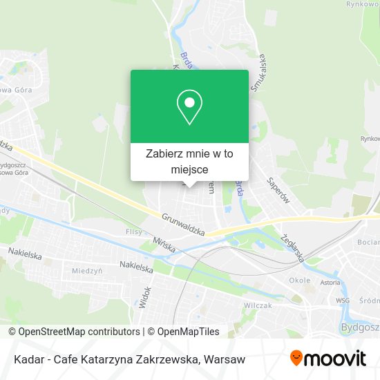 Mapa Kadar - Cafe Katarzyna Zakrzewska