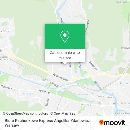 Mapa Biuro Rachunkowe Express Angelika Zdanowicz