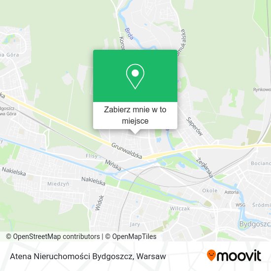 Mapa Atena Nieruchomości Bydgoszcz