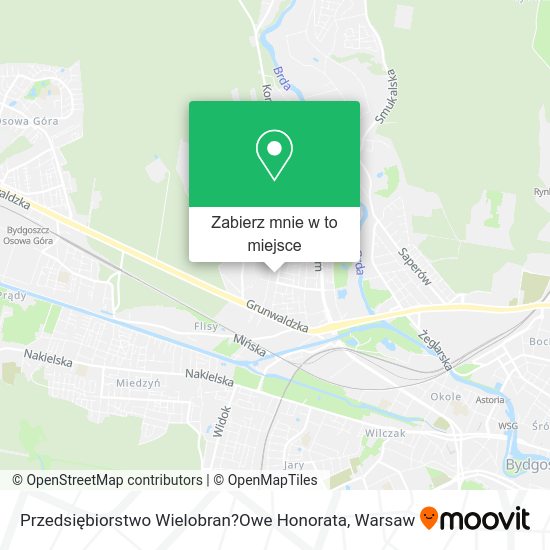 Mapa Przedsiębiorstwo Wielobran?Owe Honorata