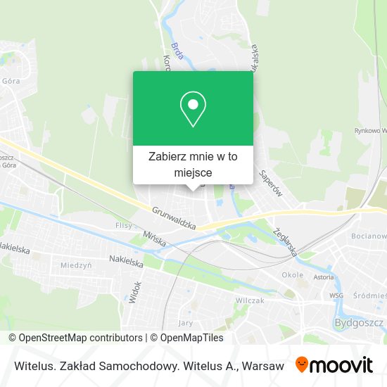 Mapa Witelus. Zakład Samochodowy. Witelus A.