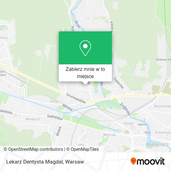 Mapa Lekarz Dentysta Magdal