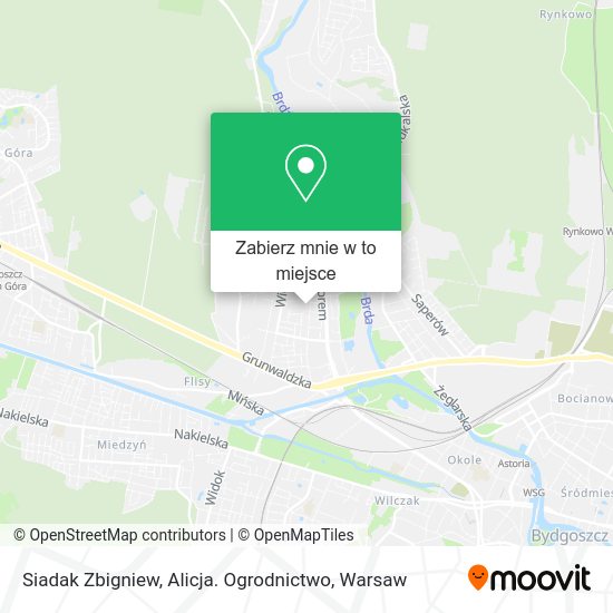 Mapa Siadak Zbigniew, Alicja. Ogrodnictwo