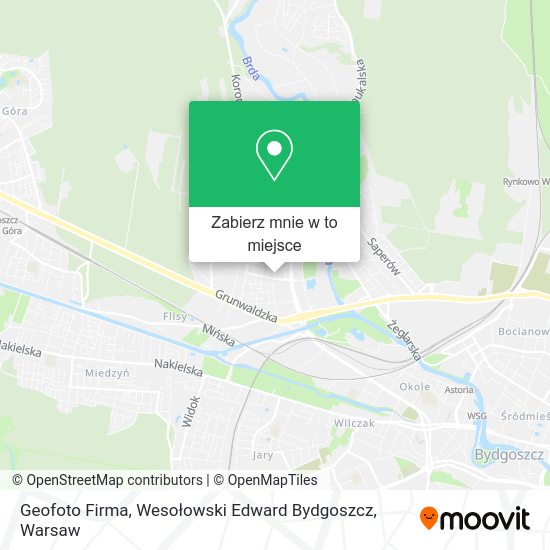 Mapa Geofoto Firma, Wesołowski Edward Bydgoszcz