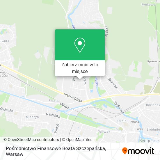 Mapa Pośrednictwo Finansowe Beata Szczepańska