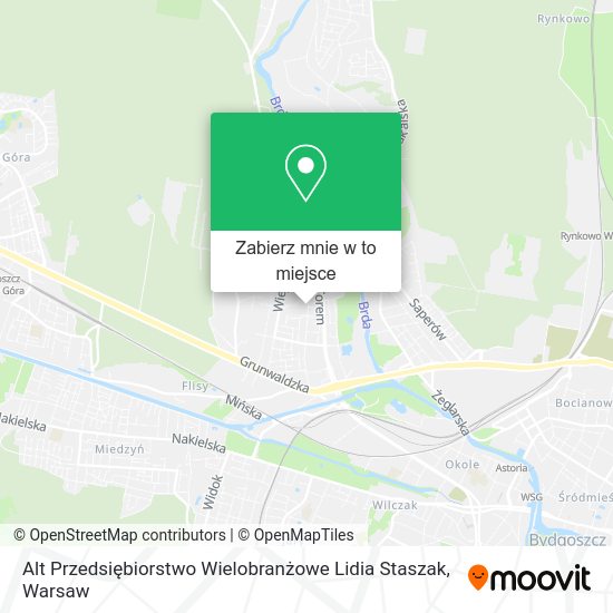 Mapa Alt Przedsiębiorstwo Wielobranżowe Lidia Staszak