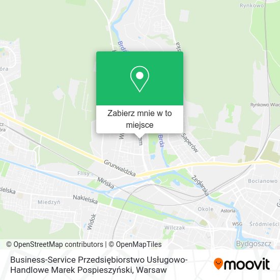 Mapa Business-Service Przedsiębiorstwo Usługowo-Handlowe Marek Pospieszyński