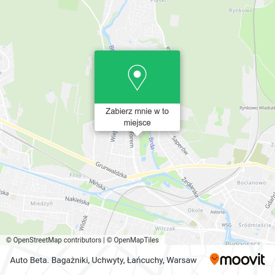 Mapa Auto Beta. Bagażniki, Uchwyty, Łańcuchy