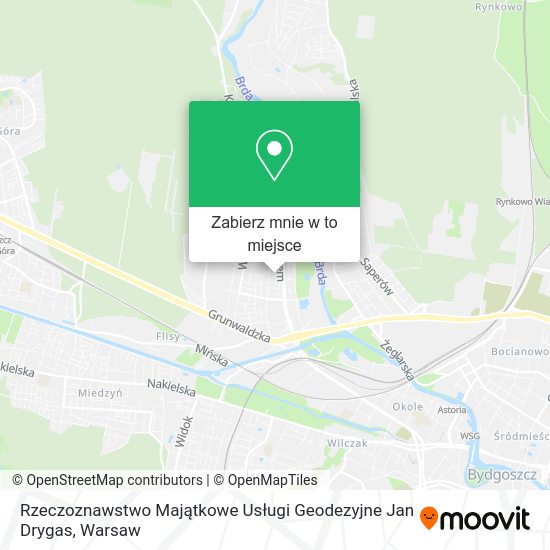 Mapa Rzeczoznawstwo Majątkowe Usługi Geodezyjne Jan Drygas