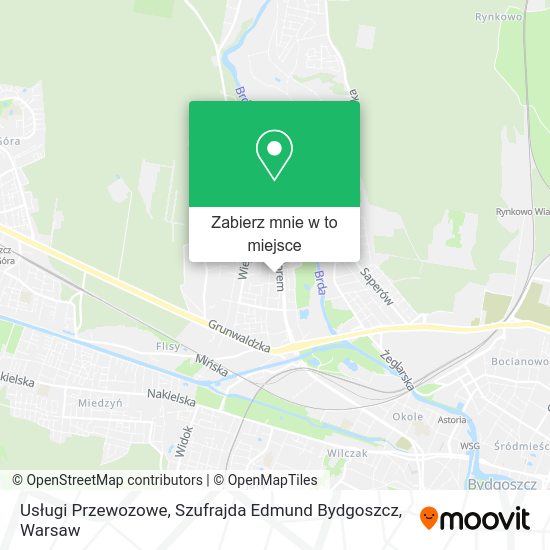 Mapa Usługi Przewozowe, Szufrajda Edmund Bydgoszcz