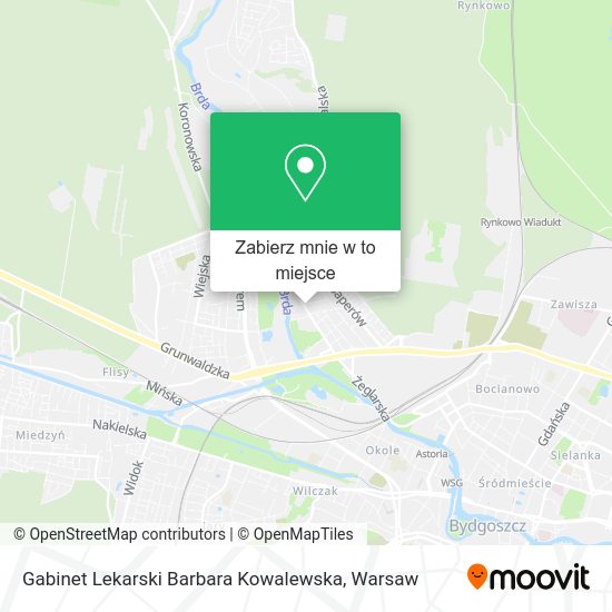 Mapa Gabinet Lekarski Barbara Kowalewska