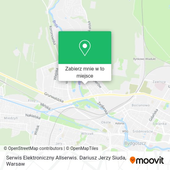 Mapa Serwis Elektroniczny Allserwis. Dariusz Jerzy Siuda