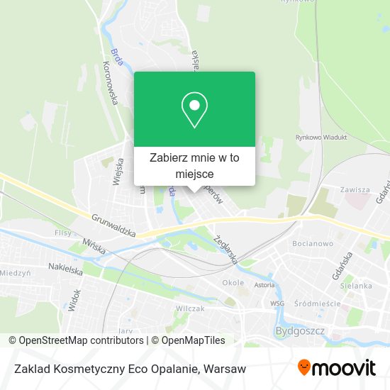 Mapa Zaklad Kosmetyczny Eco Opalanie