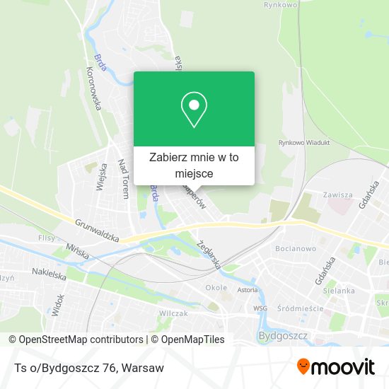 Mapa Ts o/Bydgoszcz 76