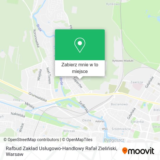 Mapa Rafbud Zakład Usługowo-Handlowy Rafał Zieliński