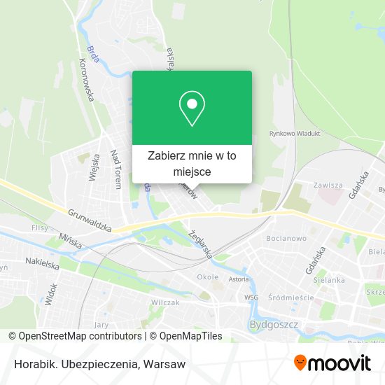 Mapa Horabik. Ubezpieczenia