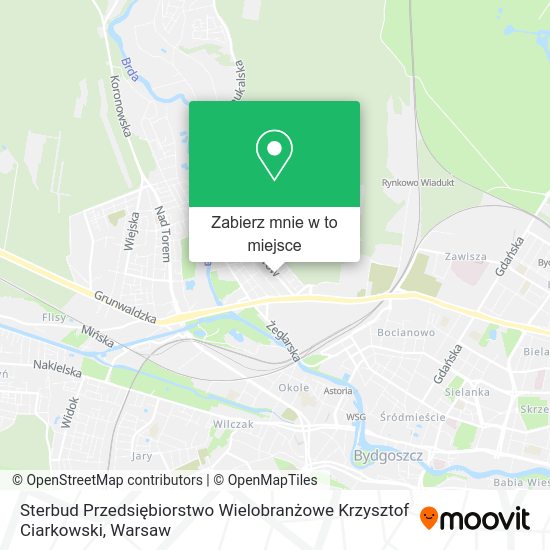 Mapa Sterbud Przedsiębiorstwo Wielobranżowe Krzysztof Ciarkowski